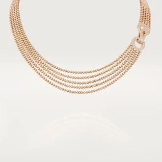 Collier Agrafe, petit modèle, semi-sertie