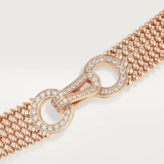 Collier Agrafe, petit modèle, semi-sertie