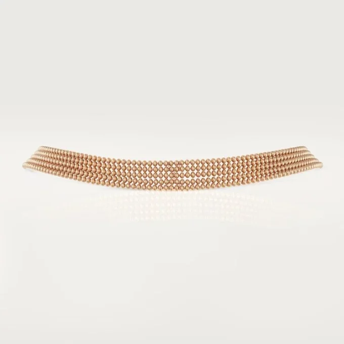 Collier Agrafe, petit modèle, semi-sertie Collier Agrafe, petit modèle, semi-sertie