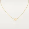 Collier avec pendentif et chaîne Love en or jaune | Cartier US Collier avec pendentif et chaîne Love en or jaune | Cartier US