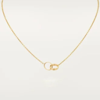 Collier avec pendentif et chaîne Love en or jaune | Cartier US