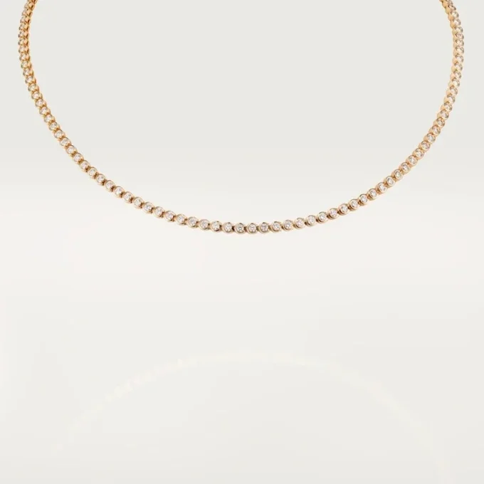 Collier C de Cartier Essential Lines, diamants taille brillant