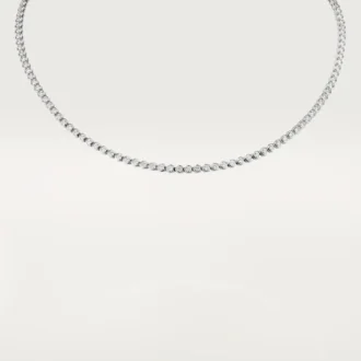 Collier C de Cartier – Or blanc, diamants – Cartier