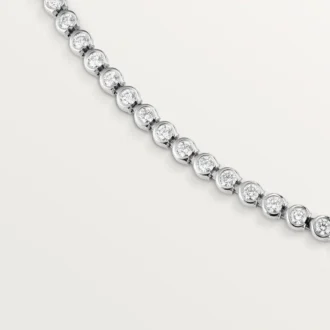 Collier C de Cartier – Or blanc, diamants – Cartier