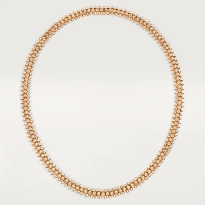 Collier Clash de Cartier, flexible, petit modèle, pavé