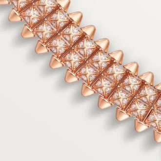 Collier Clash de Cartier, souple, double rangée, pavé