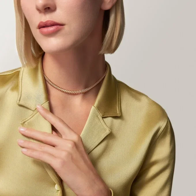 Collier Clash de Cartier, flexible, petit modèle, pavé