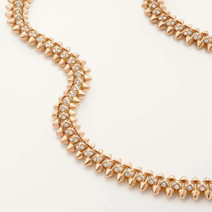 Collier Clash de Cartier, flexible, petit modèle, pavé