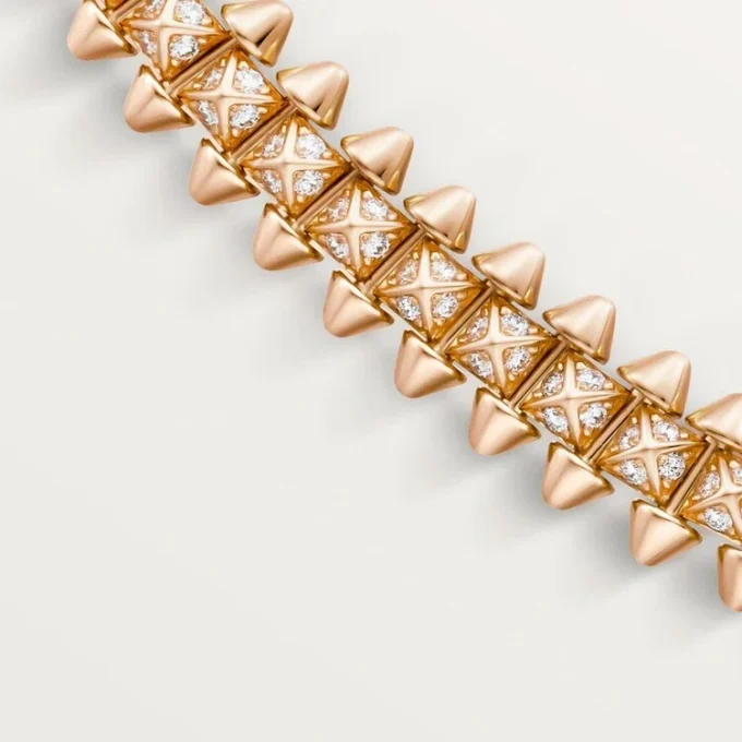 Collier Clash de Cartier, flexible, petit modèle, pavé