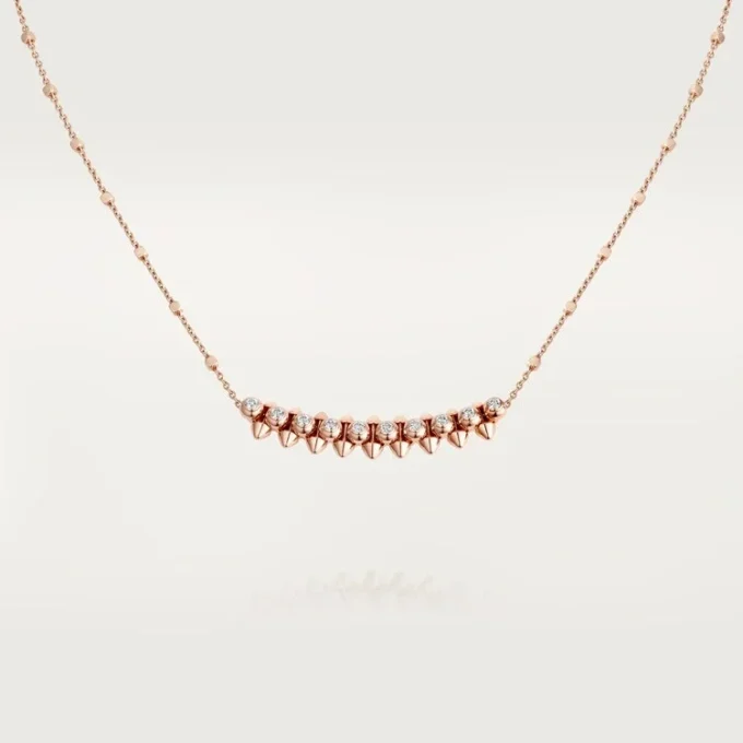 Collier Clash de Cartier Diamants – Or rose, Diamants – Cartier