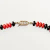 Collier de haute joaillerie – Or rose, corail, onyx, laque noire, diamants – Cartier