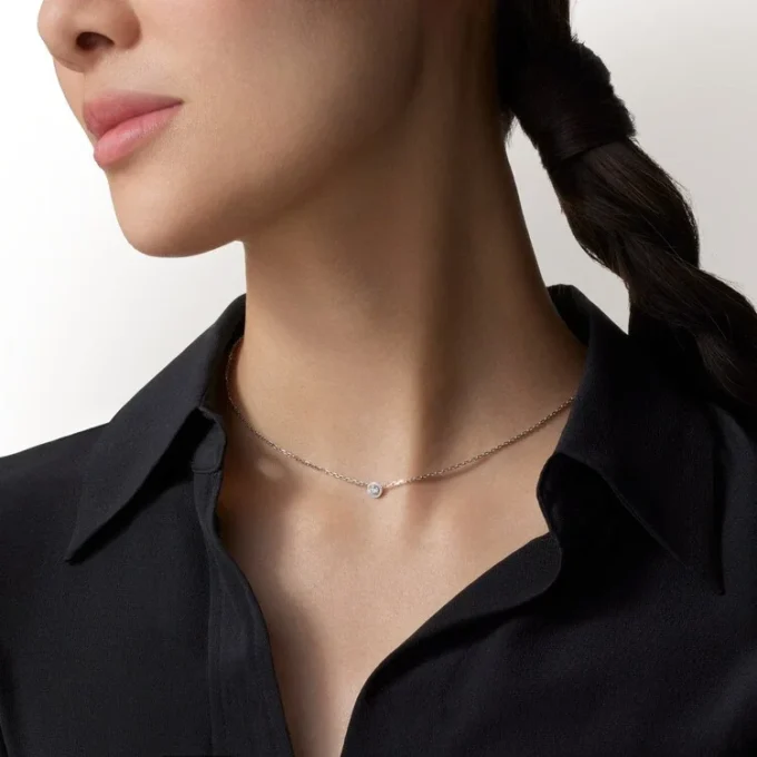 Collier Diamants Légers, Lm – Or blanc, diamant – Cartier