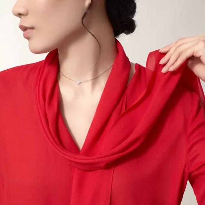 Collier Diamants Légers, Lm – Or blanc, diamant – Cartier