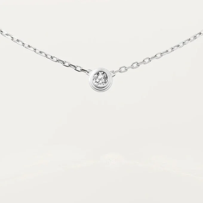Collier Diamants Légers, Lm – Or blanc, diamant – Cartier