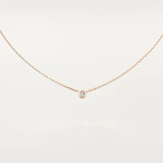 Collier Diamants Légers, LM – Or rose, diamant – Cartier