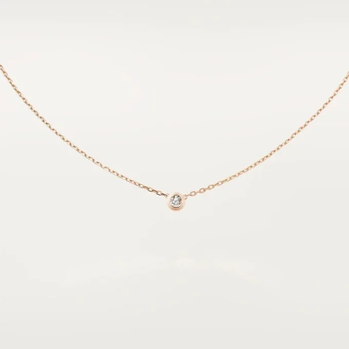 Collier Diamants Légers, LM – Or rose, diamant – Cartier