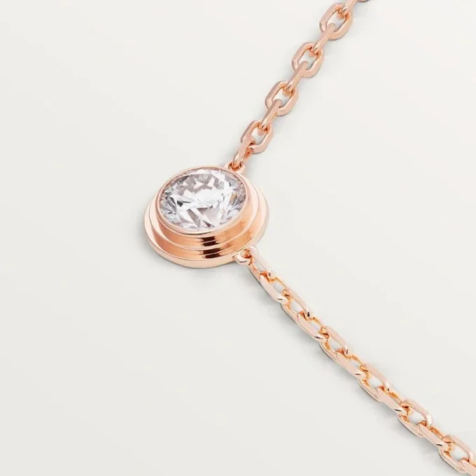 Collier Diamants Légers, LM – Or rose, diamant – Cartier