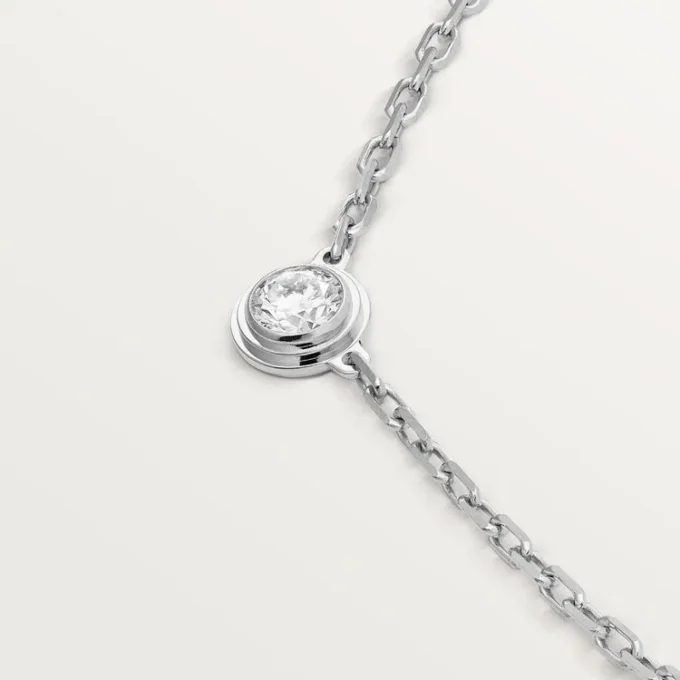Collier Diamants Légers, S – Or blanc, diamant – Cartier