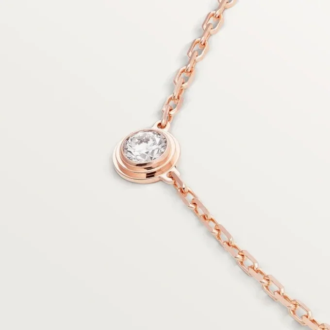 Collier Diamants Légers, S – Or rose, Diamant – Cartier