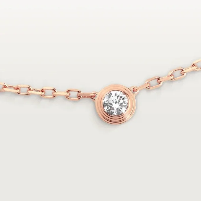 Collier Diamants Légers, S – Or rose, Diamant – Cartier