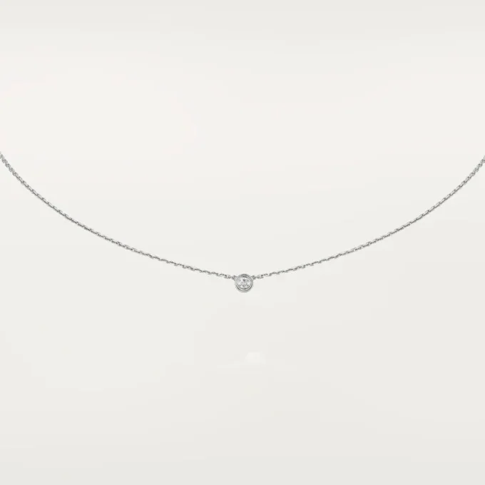 Collier Diamants Légers XS – Or blanc, diamant – Cartier
