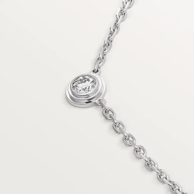 Collier Diamants Légers XS – Or blanc, diamant – Cartier