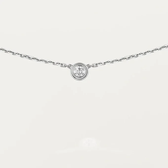 Collier Diamants Légers XS – Or blanc, diamant – Cartier