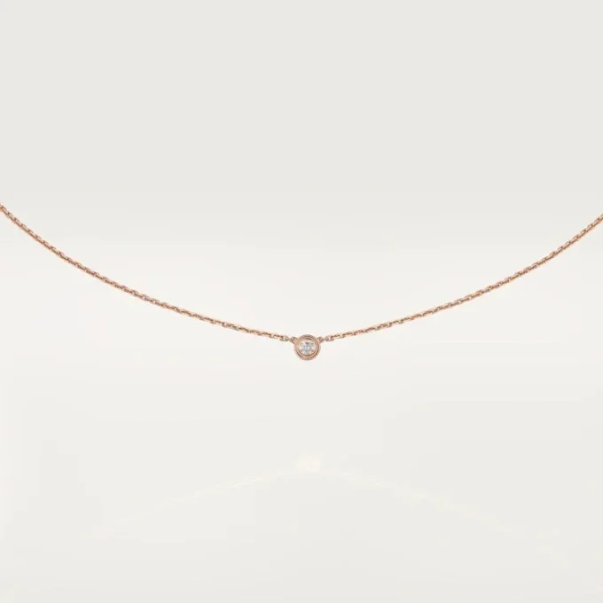 Collier Diamants Légers XS – Or rose, diamant – Cartier