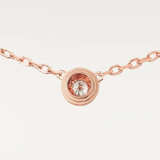 Collier Diamants Légers XS – Or rose, diamant – Cartier