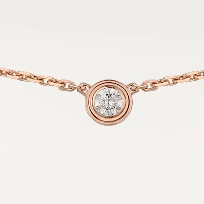Collier Diamants Légers XS – Or rose, diamant – Cartier