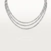 Collier Essential Lines – Or blanc, diamants – Cartier