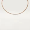 Collier Essential Lines – Or rose, diamants – Cartier