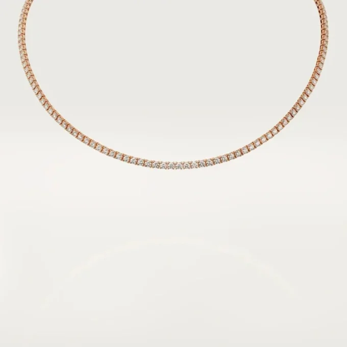 Collier Essential Lines – Or rose, diamants – Cartier