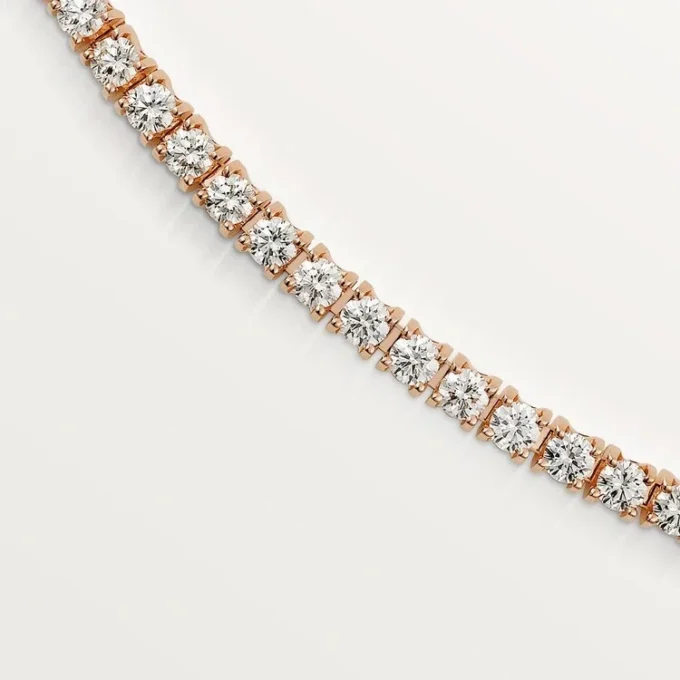 Collier Essential Lines – Or rose, diamants – Cartier
