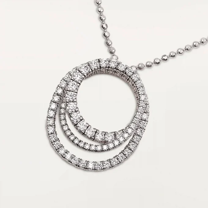 Collier Etincelle De Cartier – Or blanc, diamants – Cartier