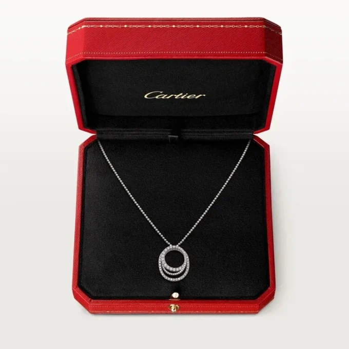 Collier Etincelle De Cartier – Or blanc, diamants – Cartier