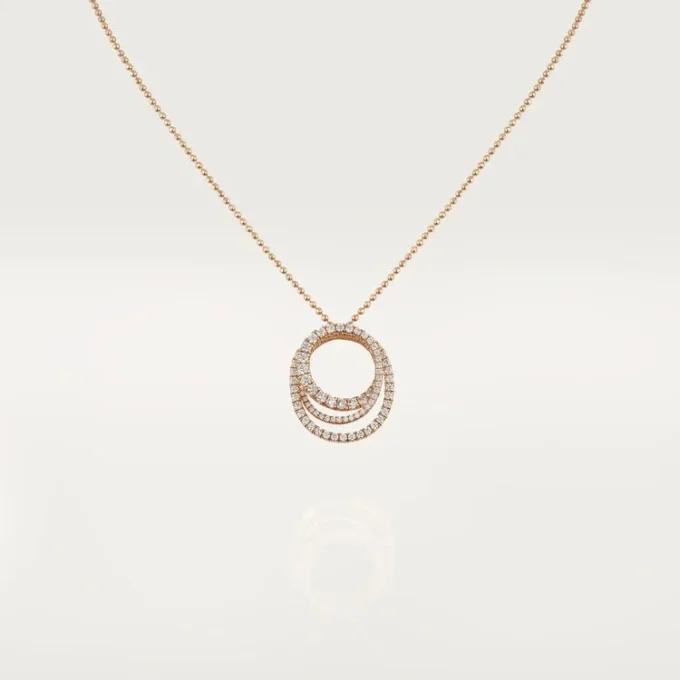 Collier Etincelle De Cartier – Or rose, diamants – Cartier