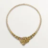 Collier Faune et Flore de Cartier, diamants jaunes, orange et bruns, pavé