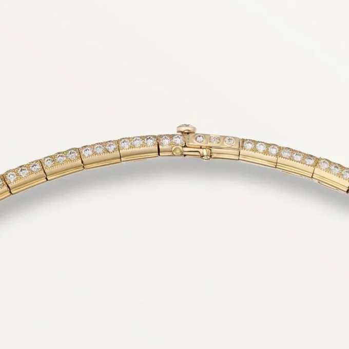 Collier Faune et Flore de Cartier, diamants jaunes, orange et bruns, pavé