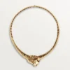Collier Faune et Flore de Cartier, diamants jaunes, orange et bruns, pavé