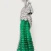 Collier Faune et Flore de Cartier, perles d&rsquo;émeraude, pavé