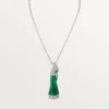 Collier Faune et Flore de Cartier, perles d&rsquo;émeraude, pavé
