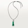 Collier Faune et Flore de Cartier, perles d&rsquo;émeraude, pavé