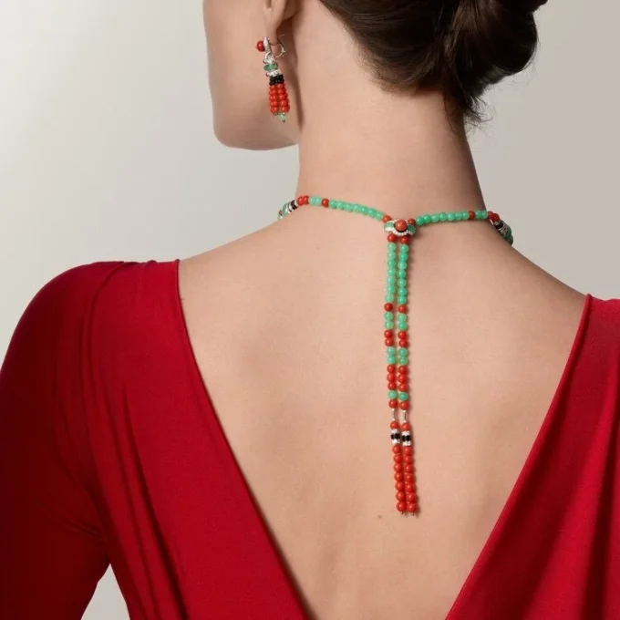 Collier Géométrie & Contrastes