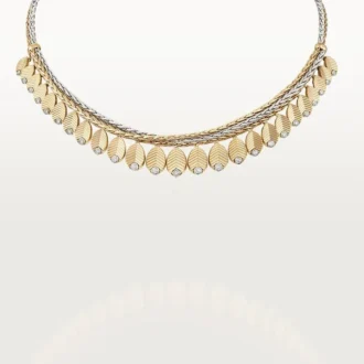 Collier Grain de Café, diamants