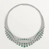 Collier « Le Voyage Recommence », émeraudes, pavé