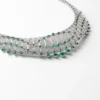 Collier « Le Voyage Recommence », émeraudes, pavé
