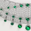 Collier « Le Voyage Recommence », émeraudes, pavé