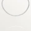 Collier Lignes Essentielles, diamants taille brillant