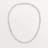 Collier Lignes Essentielles, diamants taille brillant